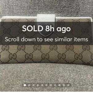 Gucci long wallet monogram SOLD SOLD